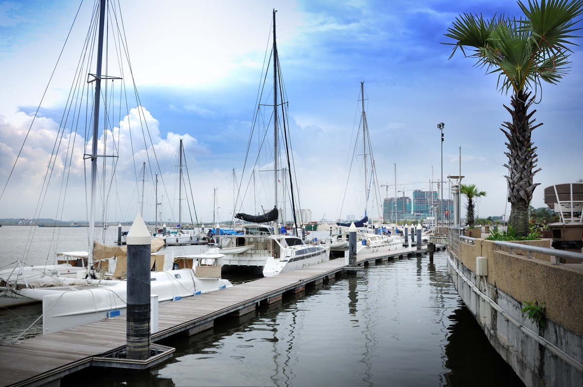 Johor Bahru waterfront bay view