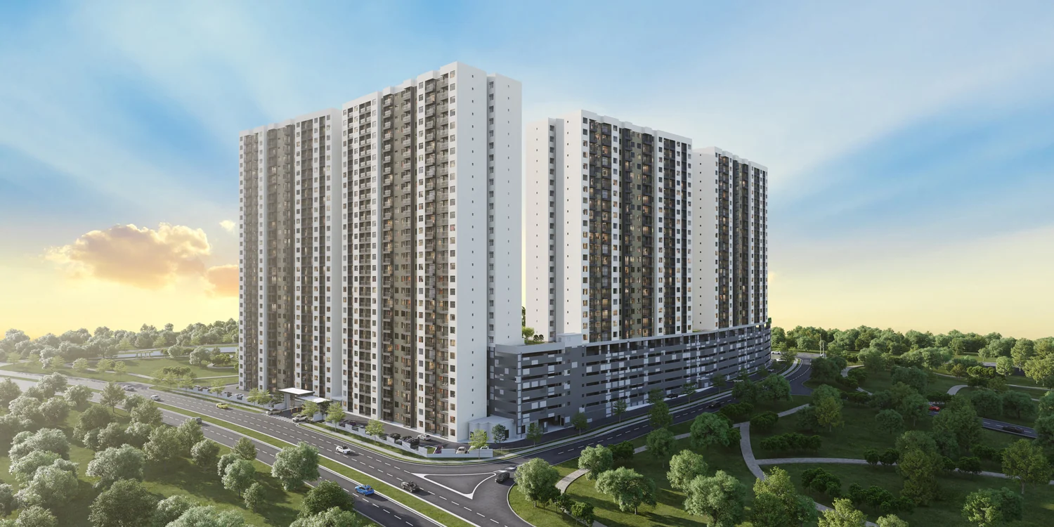 Verte Medini Residence daytime architectural rendering