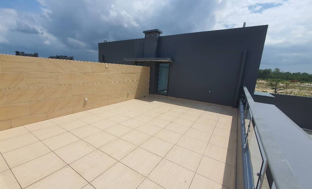 Private rooftop terrace on the third level